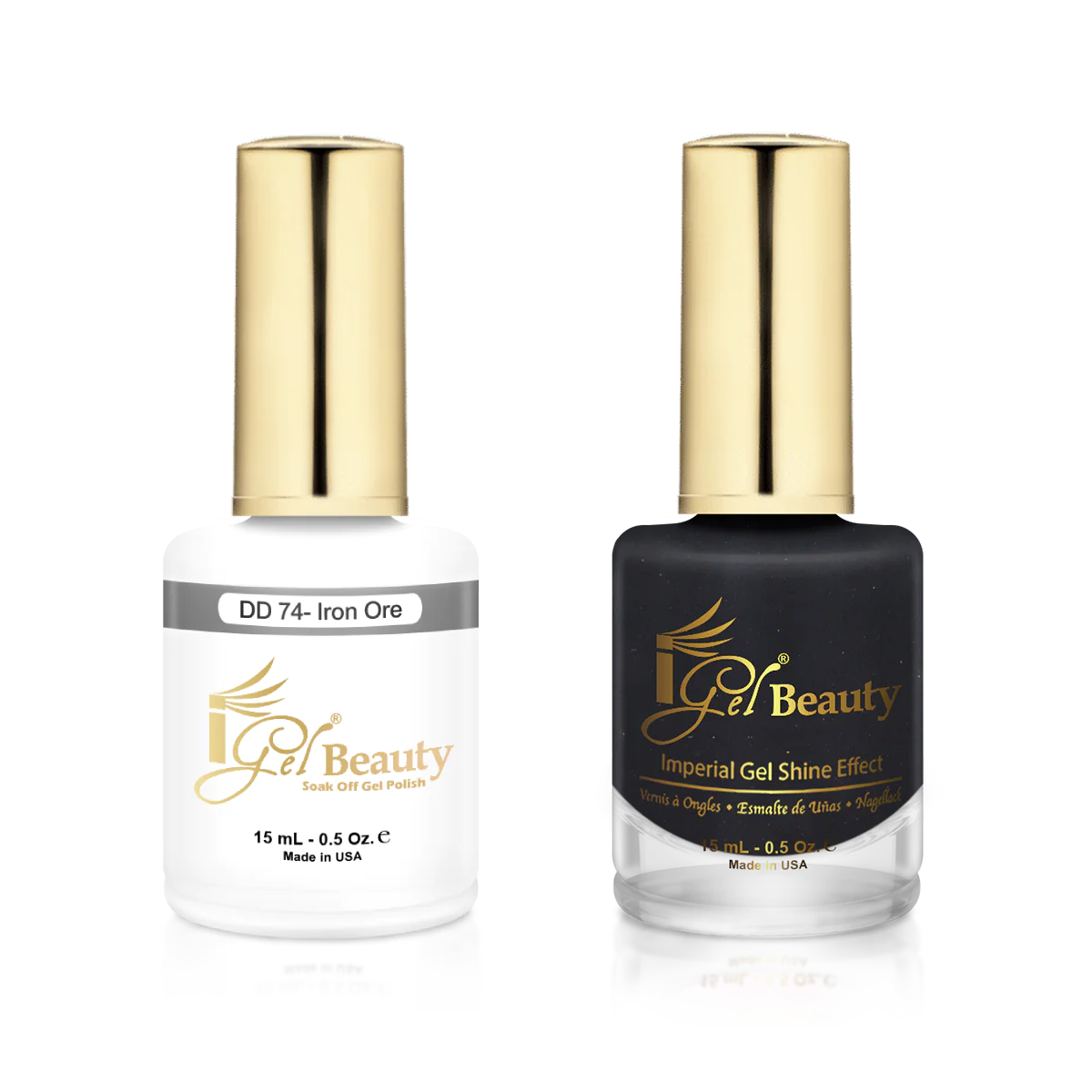 IGEL | GEL & NORMAL POLISH DUO - DD074 Iron Ore