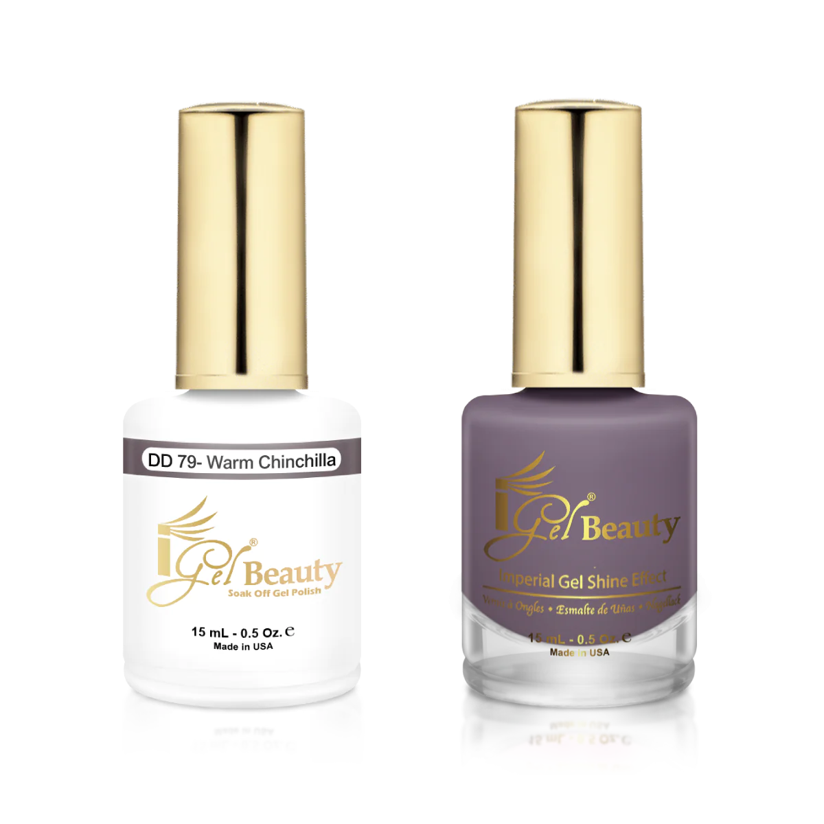 IGEL | GEL & NORMAL POLISH DUO - DD079 Warm Chinchilla