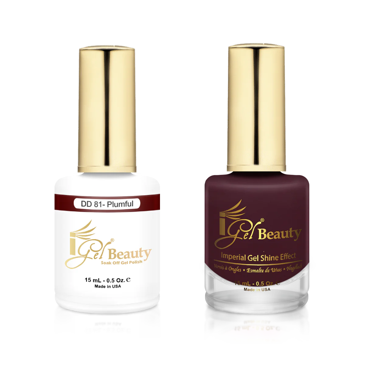 IGEL | GEL & NORMAL POLISH DUO - DD081 Plumful