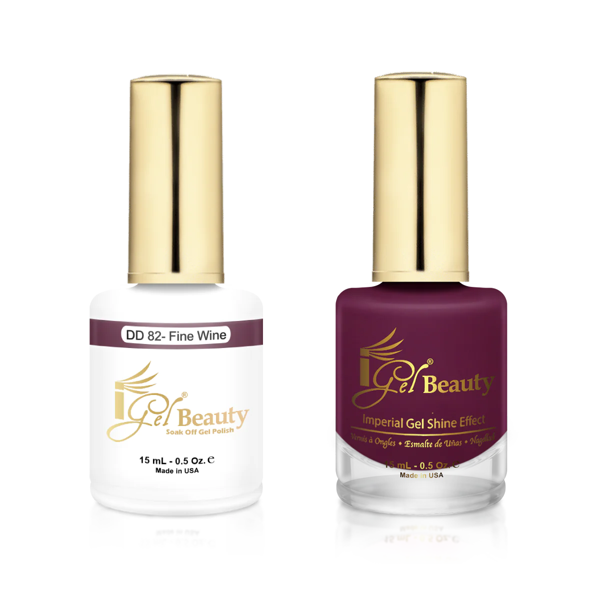 IGEL | GEL & NORMAL POLISH DUO - DD082 Fine Wine