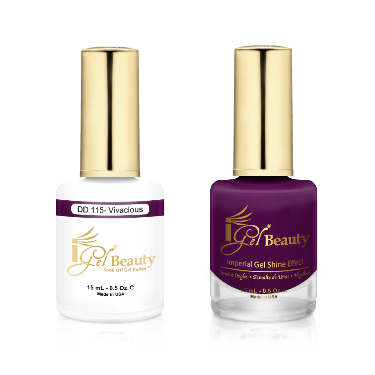IGEL | GEL & NORMAL POLISH DUO - DD115 Vivacious