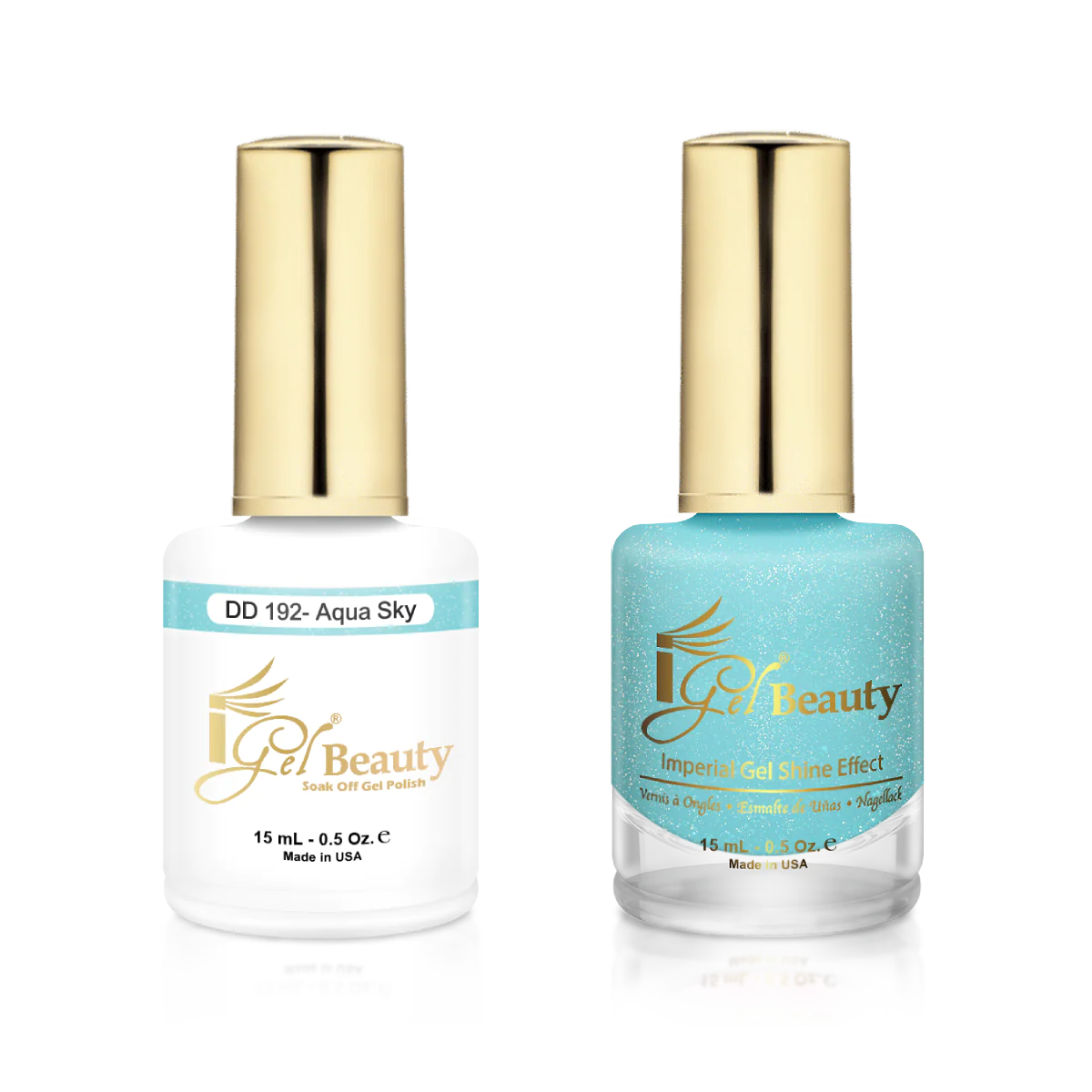 IGEL | GEL & NORMAL POLISH DUO - DD192 Aqua Sky