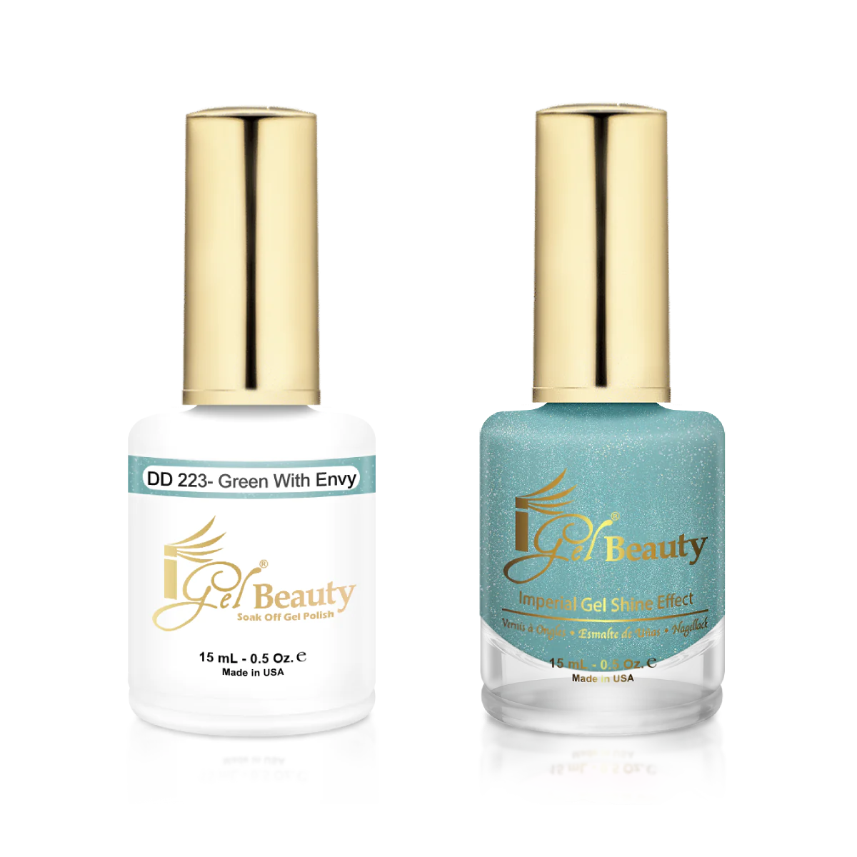 IGEL | GEL & NORMAL POLISH DUO - DD223 Green With Envy