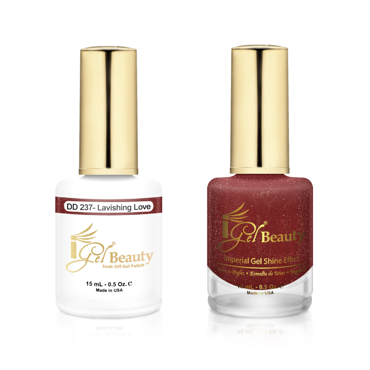 IGEL | GEL & NORMAL POLISH DUO - DD237 Lavishing Love