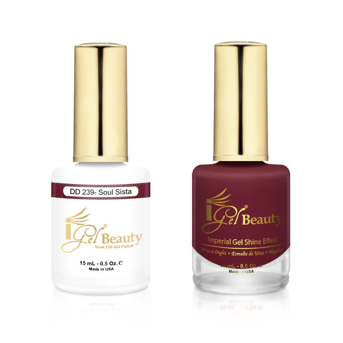 IGEL | GEL & NORMAL POLISH DUO - DD239 Soul Sista