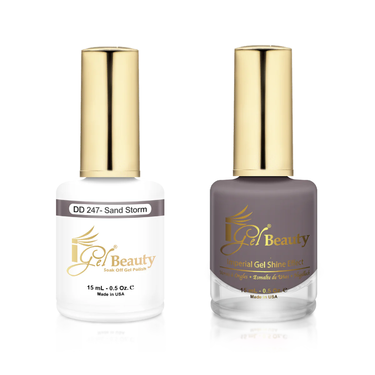 IGEL | GEL & NORMAL POLISH DUO - DD247 Sand Storm
