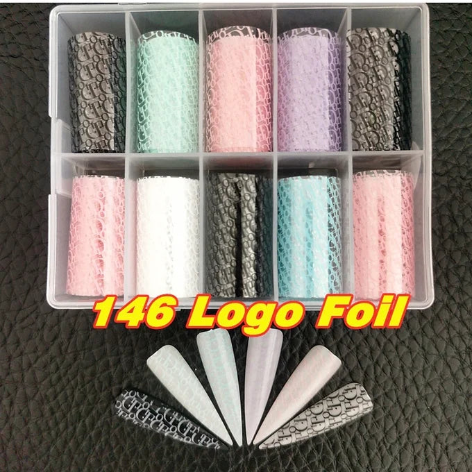 Dior Multiple Colour Logo Foil