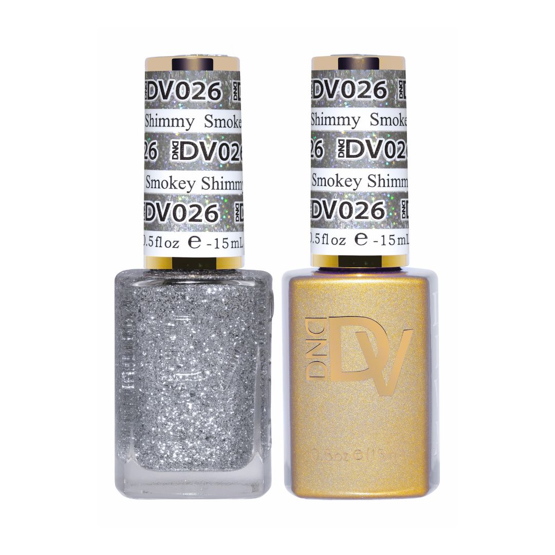 DND DIVA Gel & Lacquer Duo - DV #026 Smokey Shimmy