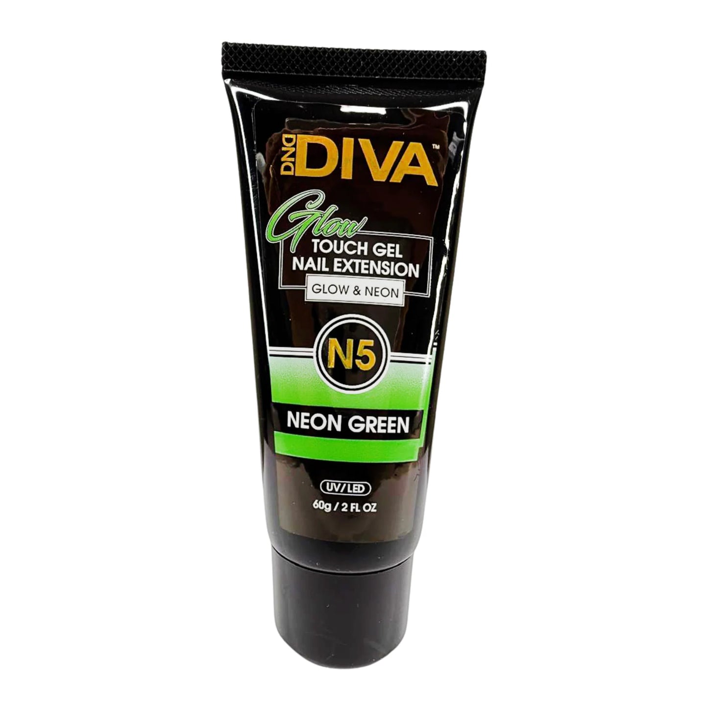 DND Diva Glow Touch Gel - N05 Neon Green
