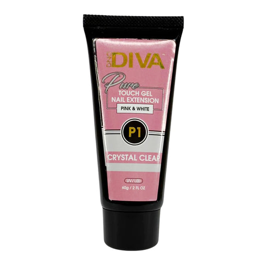 DND Diva Pure Touch Gel - P01 Crystal Clear