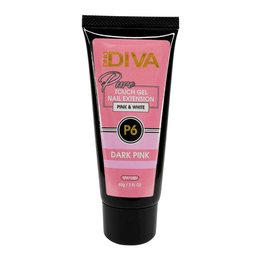 DND Diva Pure Touch Gel - P06 Dark Pink
