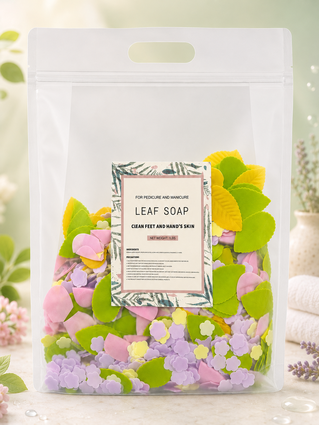LEAF SOAP FOR PEDI AND MANICURE - 1Lbs