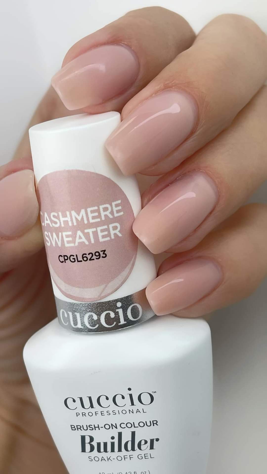 CUCCIO - Colour Builder Gel LED/UV - CASHMERE SWEATER - 0.43 OZ (13ML)