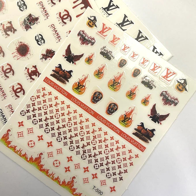 Designer Brand Halloween Stickers