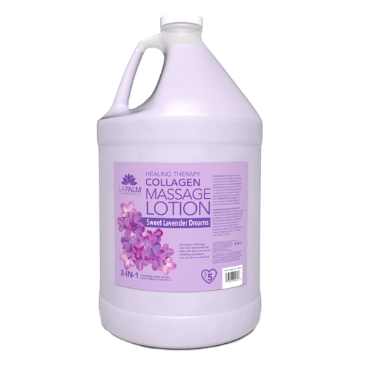 La Palm | Healing Therapy Massage Lotion - SWEET LAVENDER DREAM - 1 Gallon
