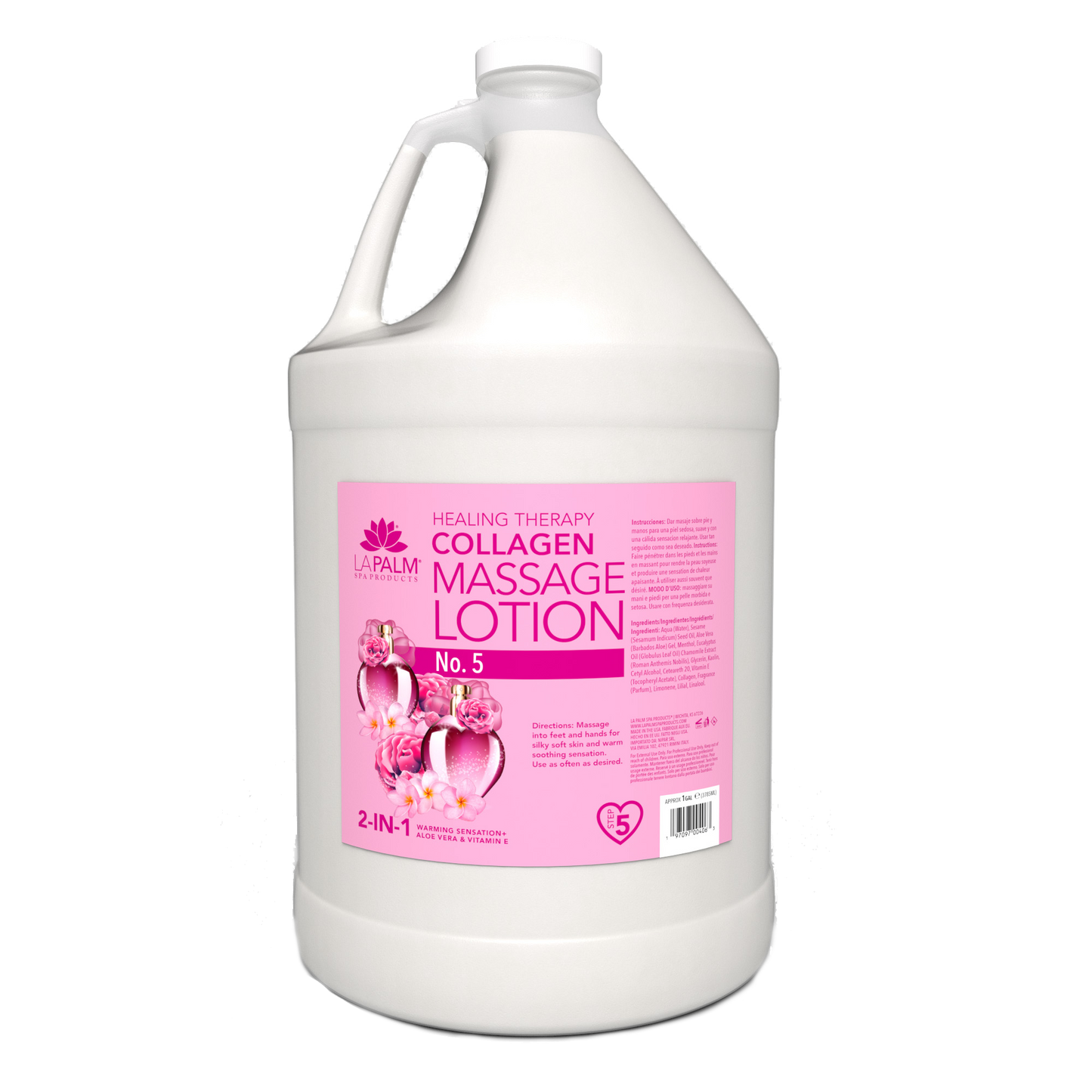 La Palm | Healing Therapy Massage Lotion - NO. 5 - 1 Gallon