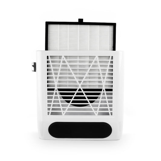 80W Nail Dust Collector BQ-858-8Plus - White