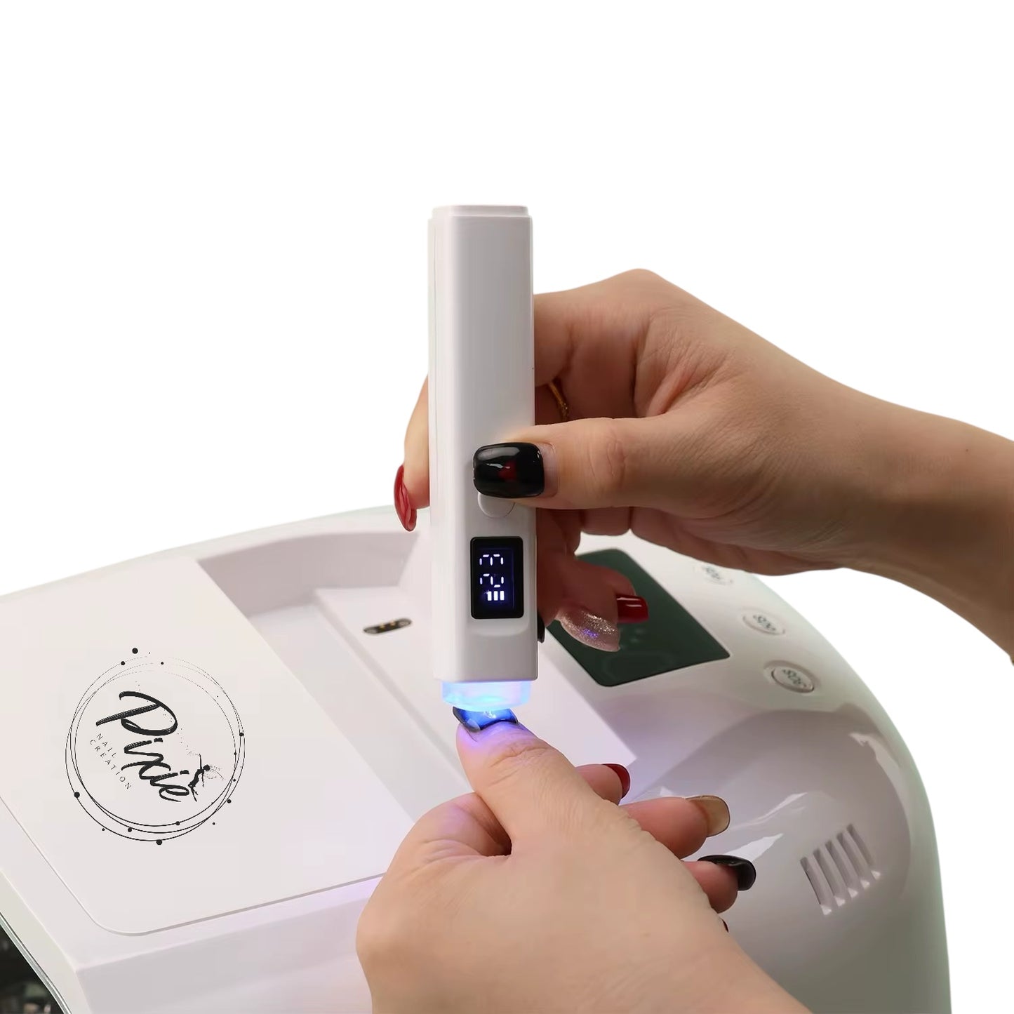 Pixie 2-in-1 LED Nail Lamp 36w with 2W Flash Cure LED Light