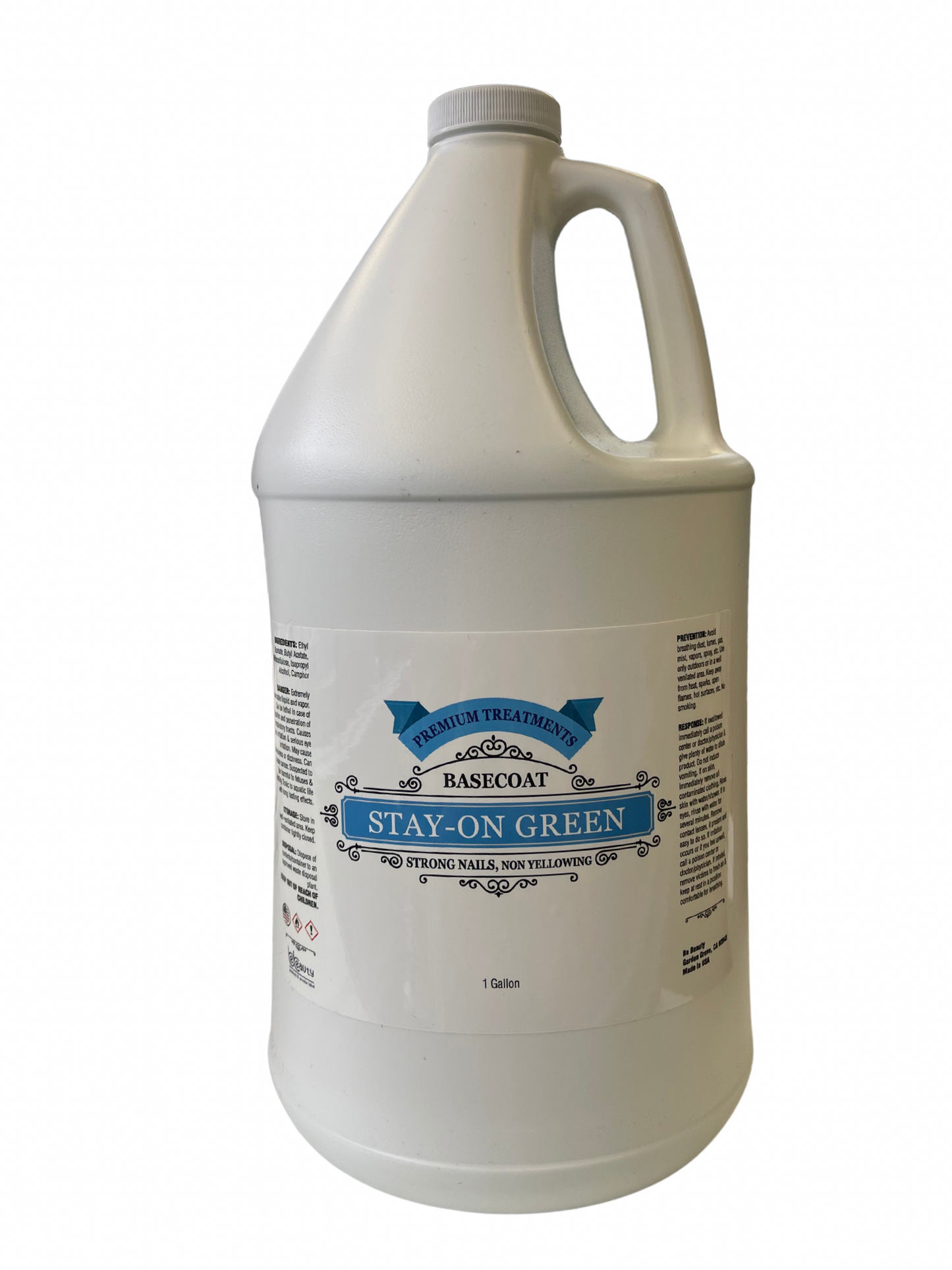 Bebeauty | Premium Stay-on-Green Base Coat - 1 Gallon (3.79ML)