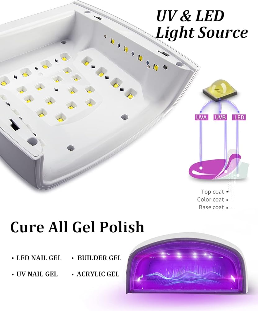 Pixie |66W UV LED Nail Lamp – Professional Cordness Gel Nail Lamp for Gel Polish | Nail Dryer NZ