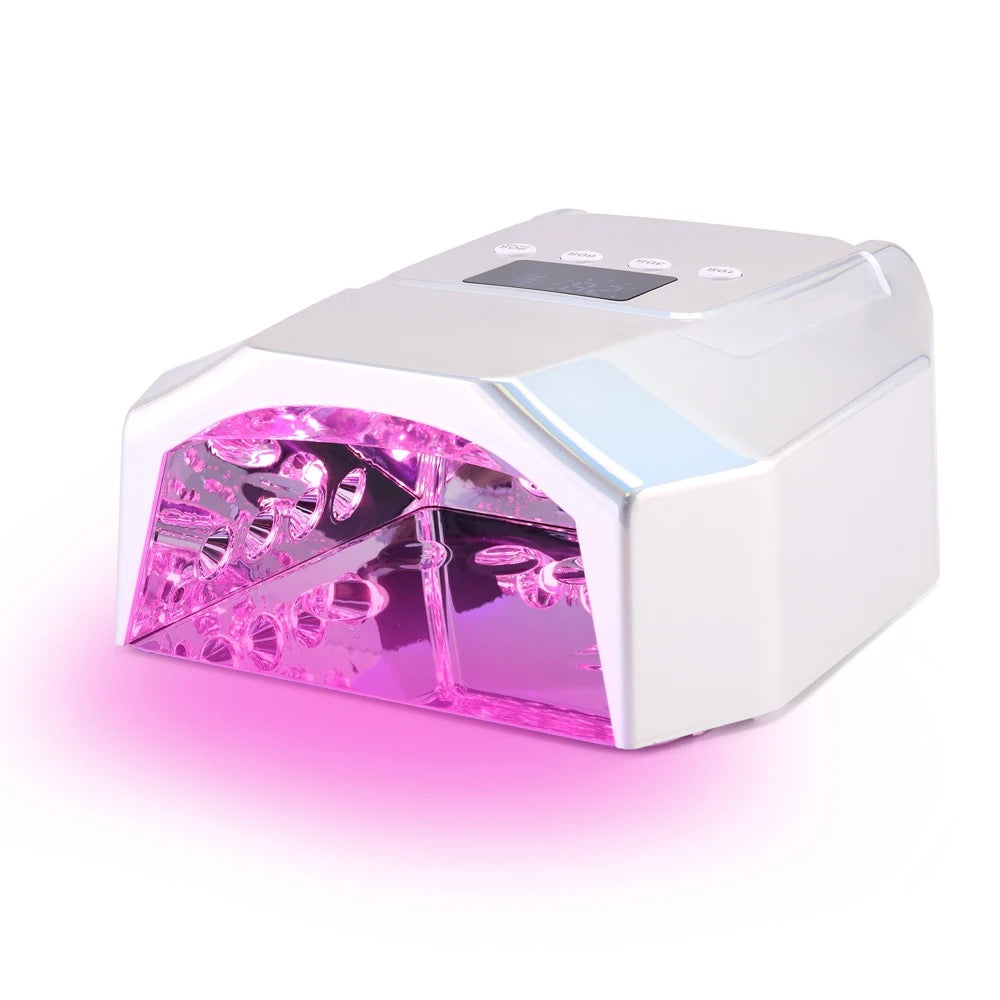 Pixie 96W Cordless Pro Cure LED NAIL Lamp - large curing space (HOLOGRAM SILVER)