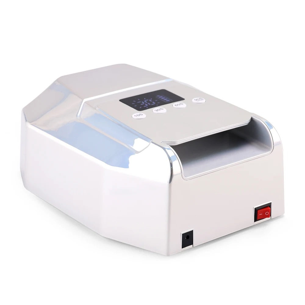 Pixie 96W Cordless Pro Cure LED NAIL Lamp - large curing space (HOLOGRAM SILVER)