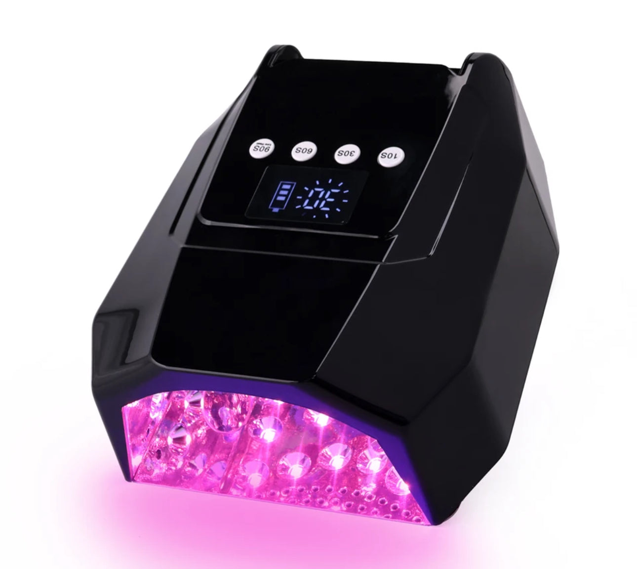 Pixie 96W Cordless Pro Cure LED NAIL Lamp - large curing space  (BLACK)
