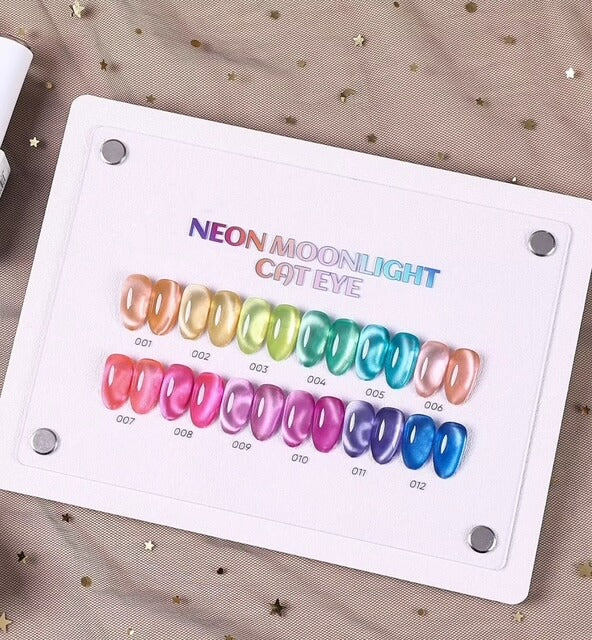 Neon Moonlight Cateye - 12 colors set