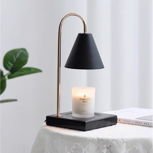 DIMMABLE ELECTRIC CANDLE WARMER WITH MARBLE BASE
