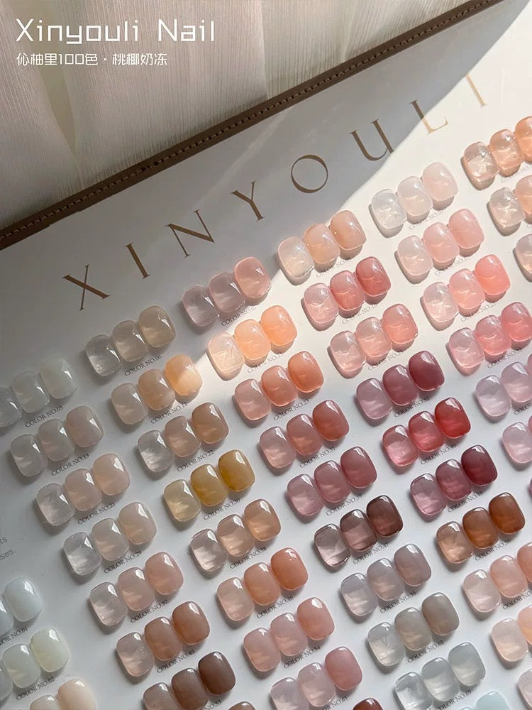 PEACH COCONUT MILK TEA JELLY COLOR (100 colors/set)