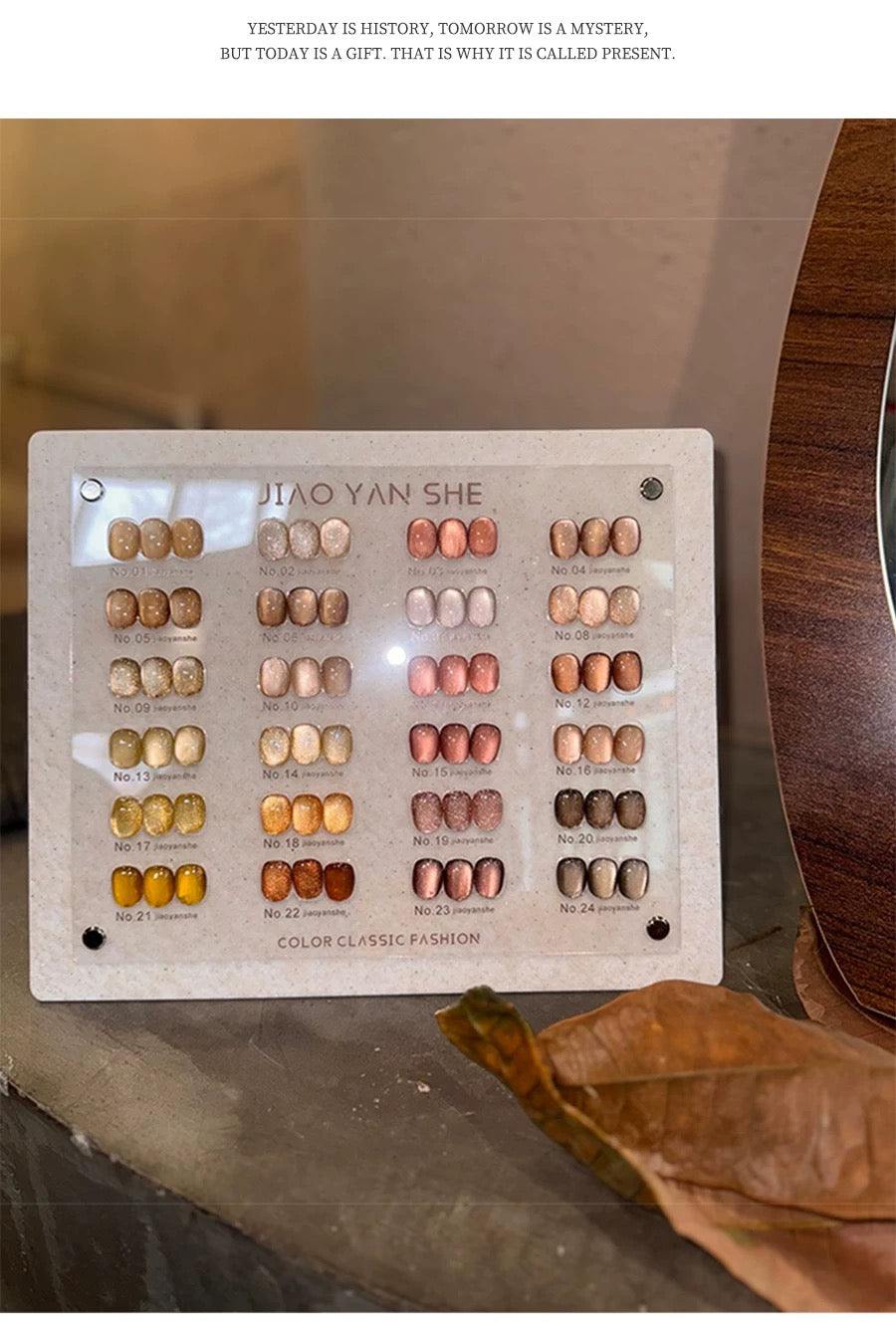 JIAOYAN SHE | GOLDEN SILK CATEYE - 24 COLORS