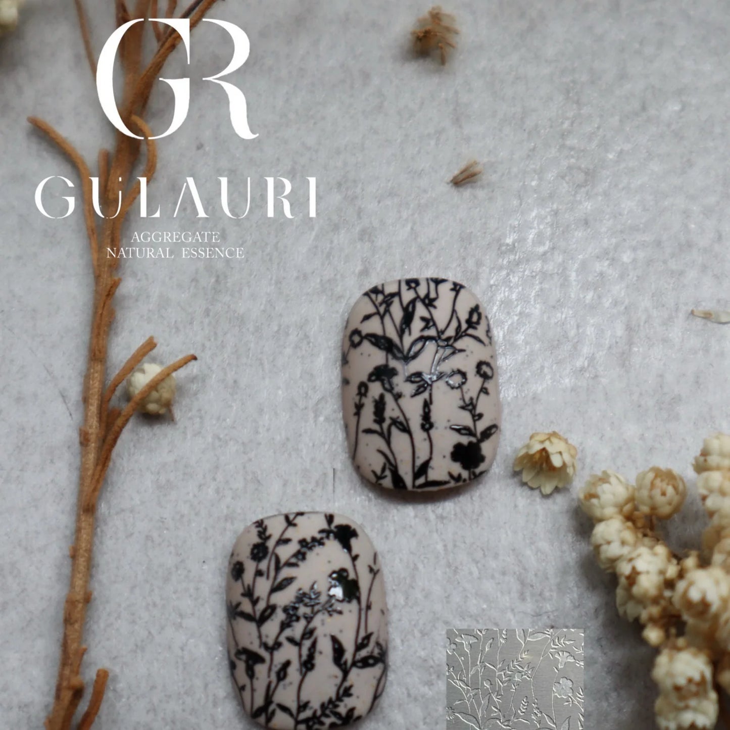 Gulauri - Crystal Clear Silicon Nail Stamper