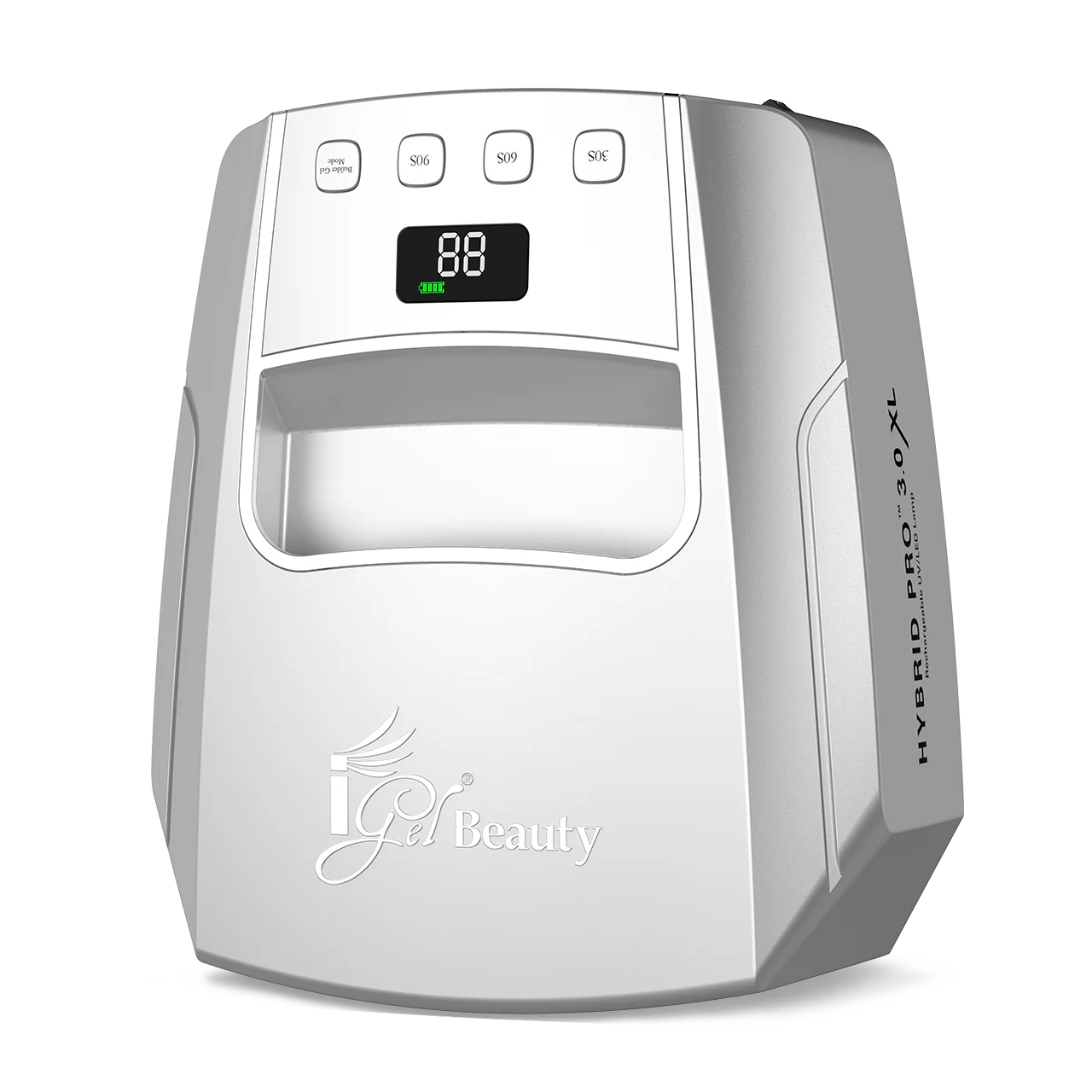 HYBRID PRO 3.0 XL Wireless Rechargeable UV/LED Lamp SILVER