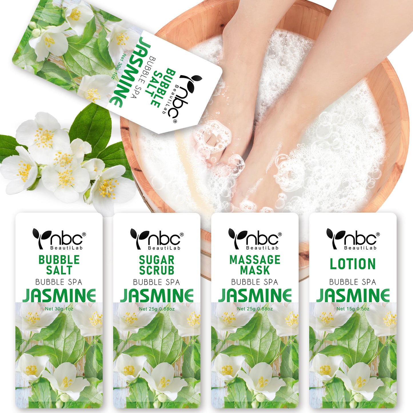 NBC Bubble World Spa 4-in-1 Pedicure kit - Jasmine