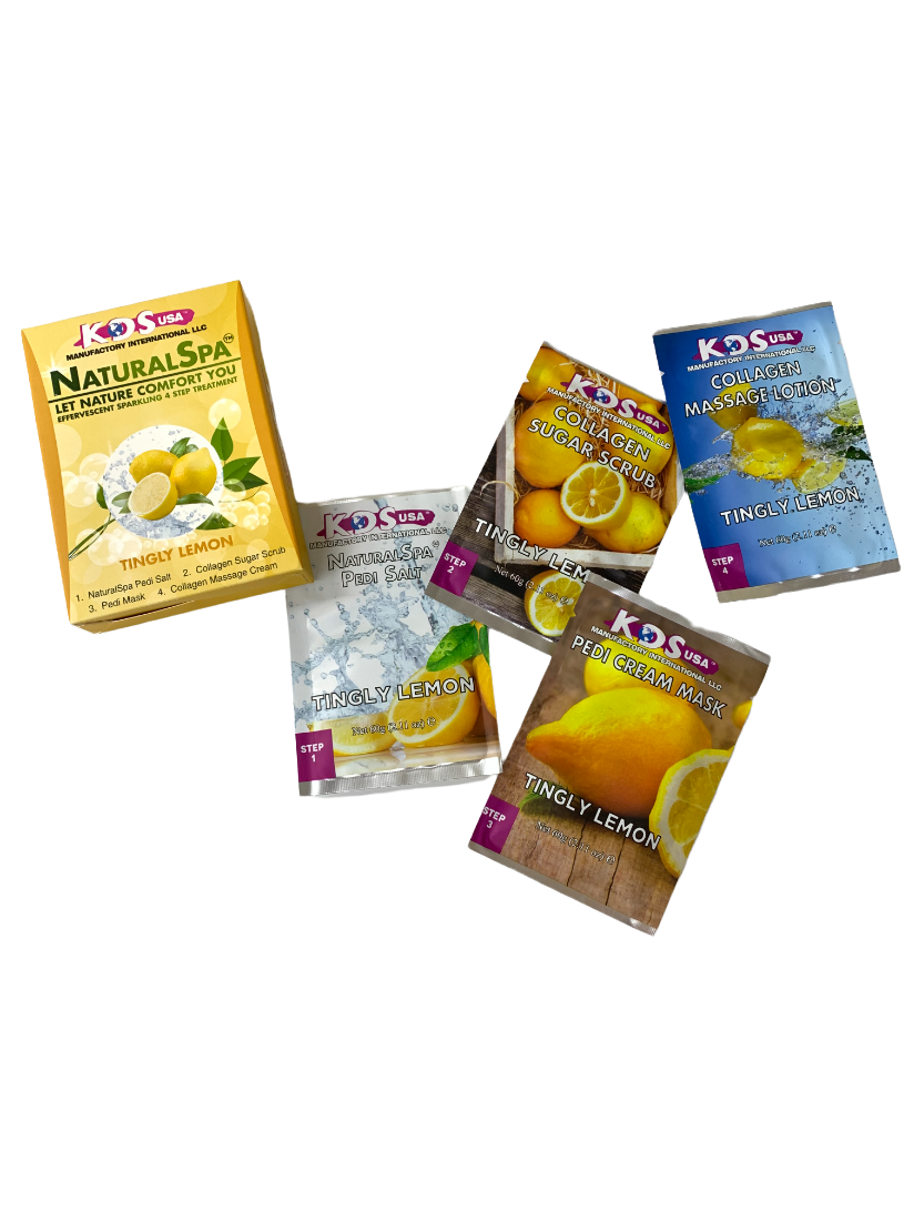 KDS Deluxe Pedi Spa 4 in 1 - Tingly Lemon