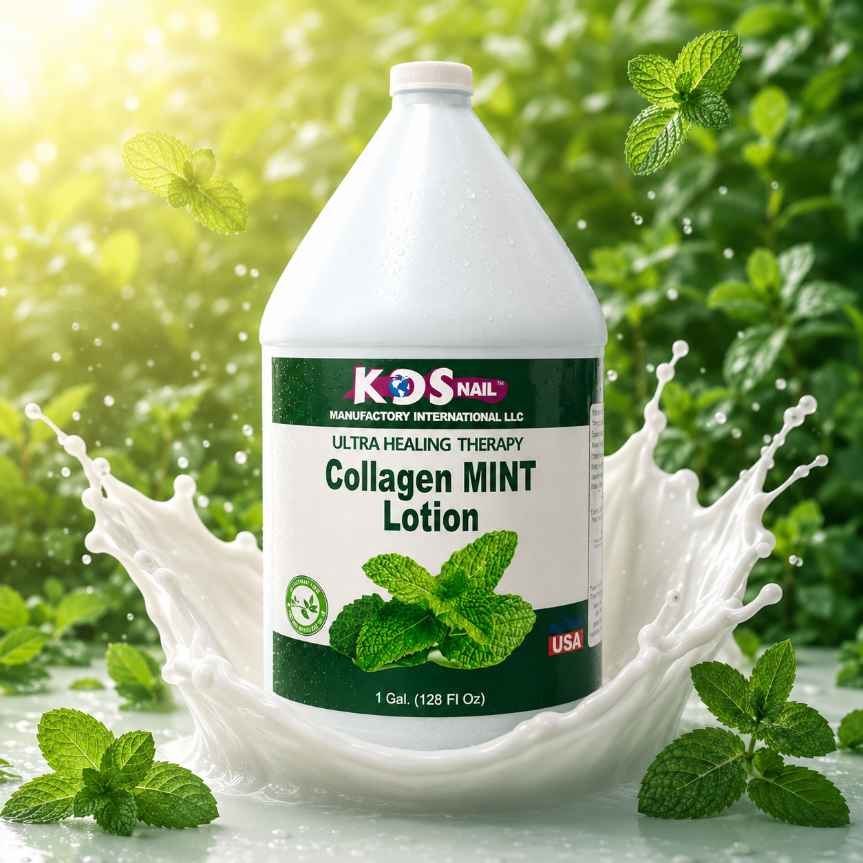 KDS | Ultra Healing Therapy Collagen Massage Lotion - MINT - 1 Gallon
