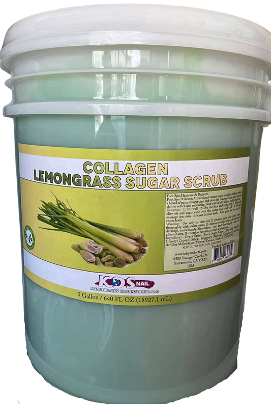 KDS | Collagen Lemongrass Sugar Scrub - 5 Gallon