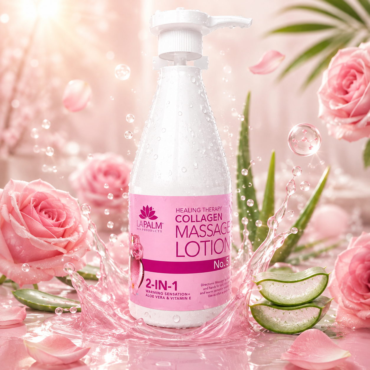 La Palm | Healing Therapy Massage Lotion - NO.5 - 24 oz (710ML)