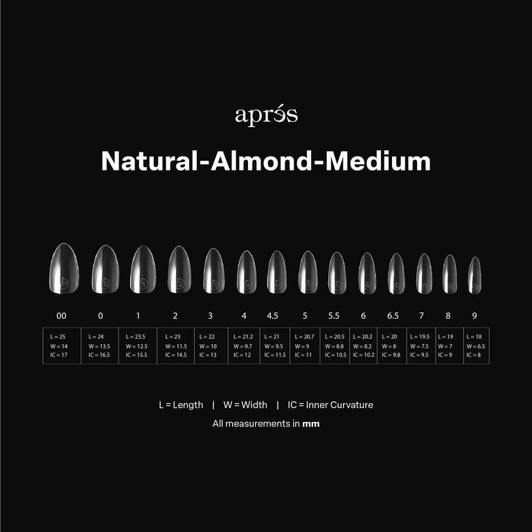 Aprés | GEL-X® NATURAL ALMOND BOX OF TIPS