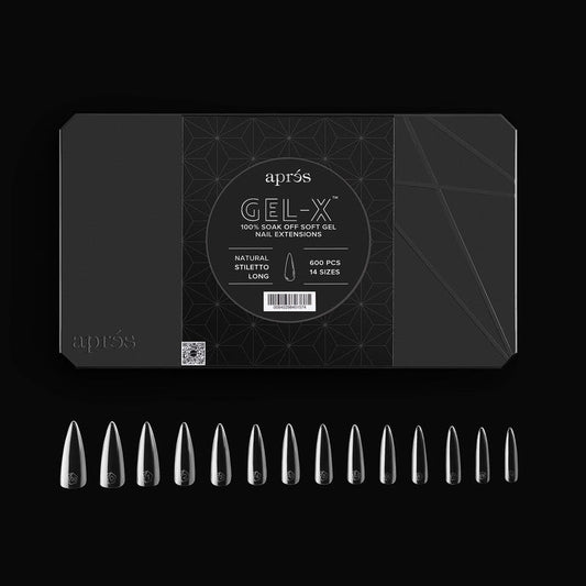 Apres | Gel-X® Natural Stiletto Box of Tips - Mini (280pcs)