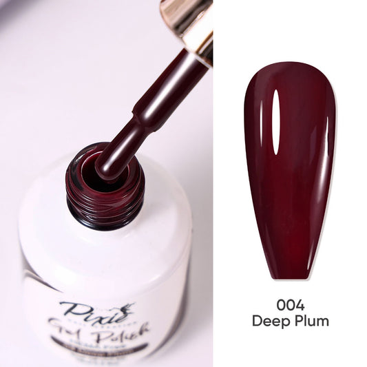 PIXIE | Super Dark Red gel polish - #SD004 Deep Plum
