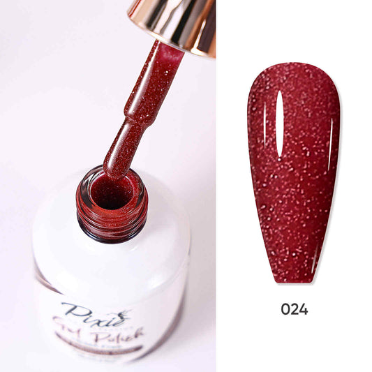 PIXIE | Red Collection Gel Colors  - VER 1 -#24 Hibiscus Glow