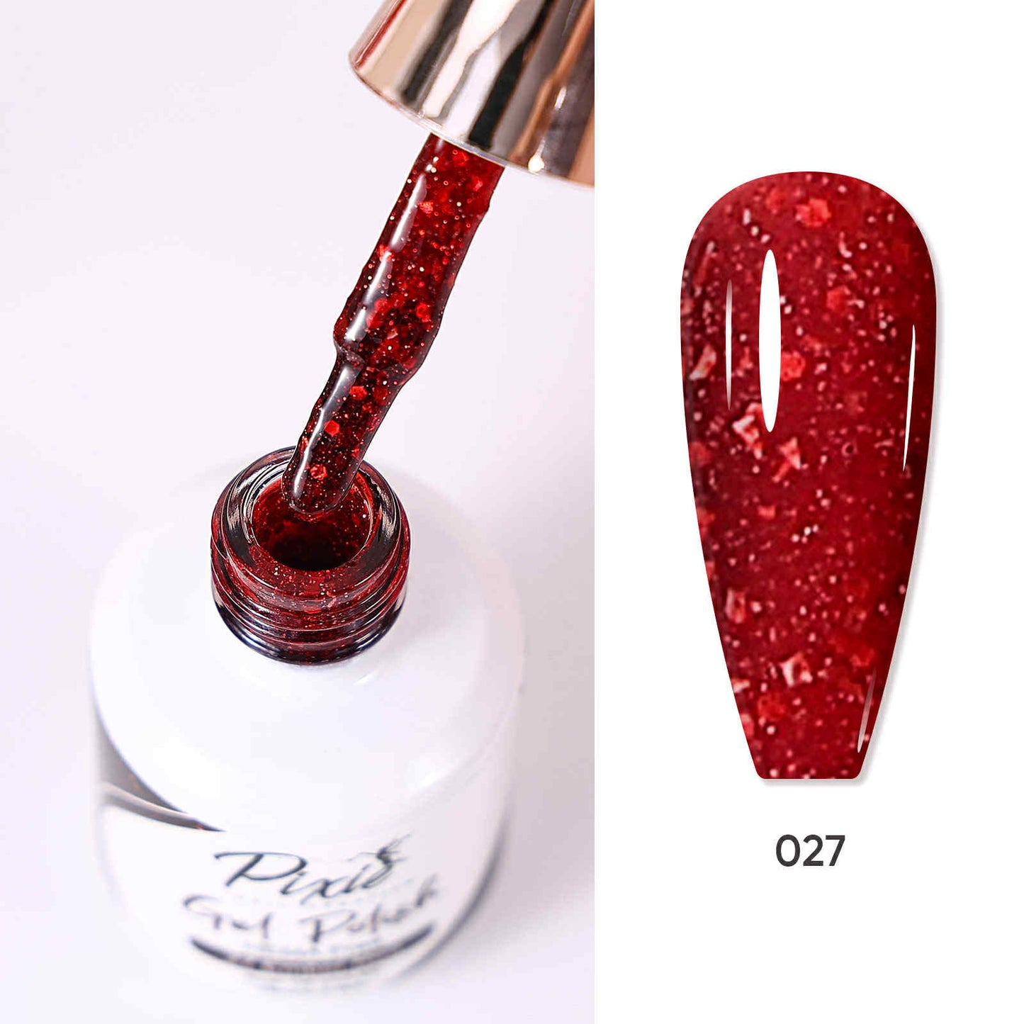 PIXIE | Red Collection Gel Colors - VER 1 -#27 Ember Red