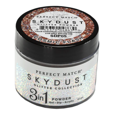 Lechat - SkyDust Glitter Powder - SDP05 Cosmic Flash 1.5 oz