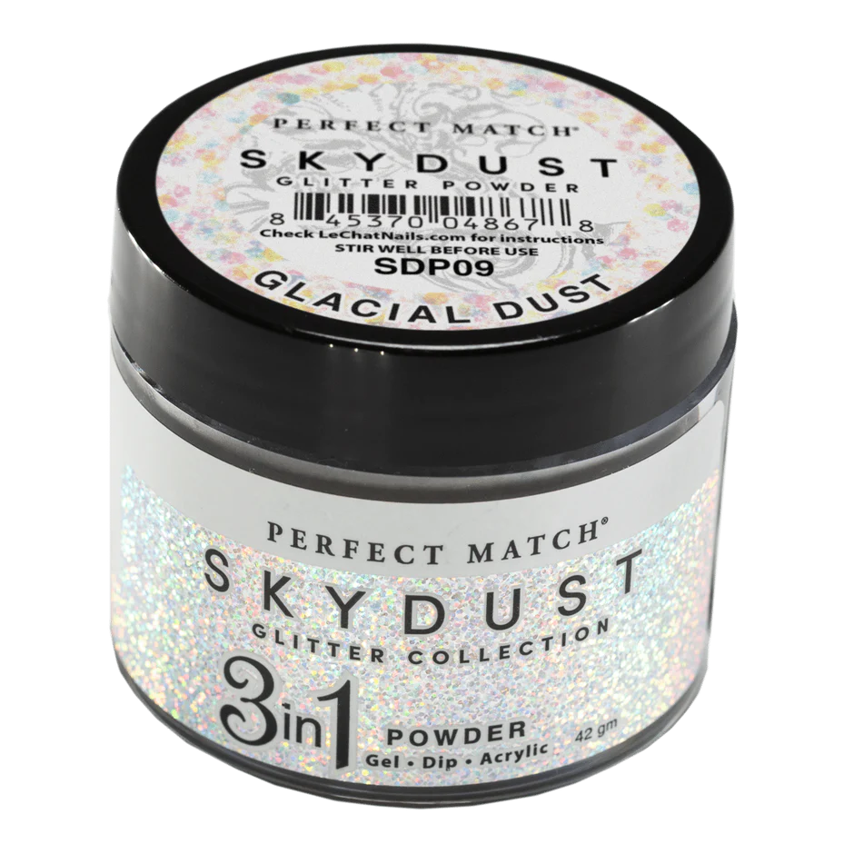 Lechat - SkyDust Glitter Powder - SDP09 Glacial Dust  1.5 oz