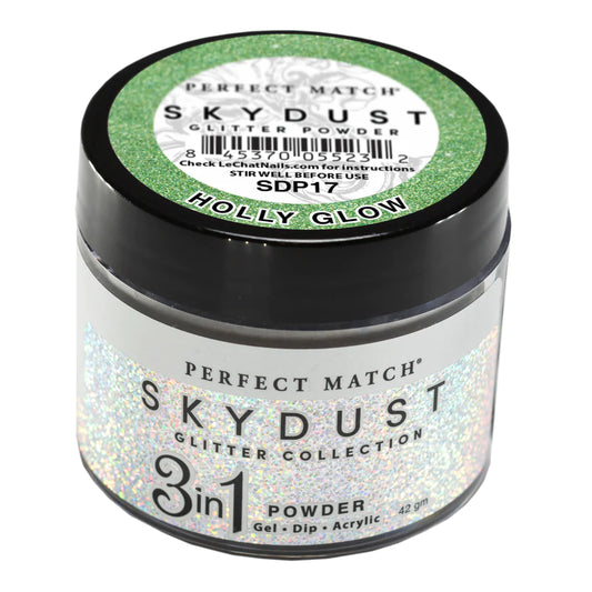 Lechat - SkyDust Glitter Powder - SDP17 Holly Glow 1.5 oz