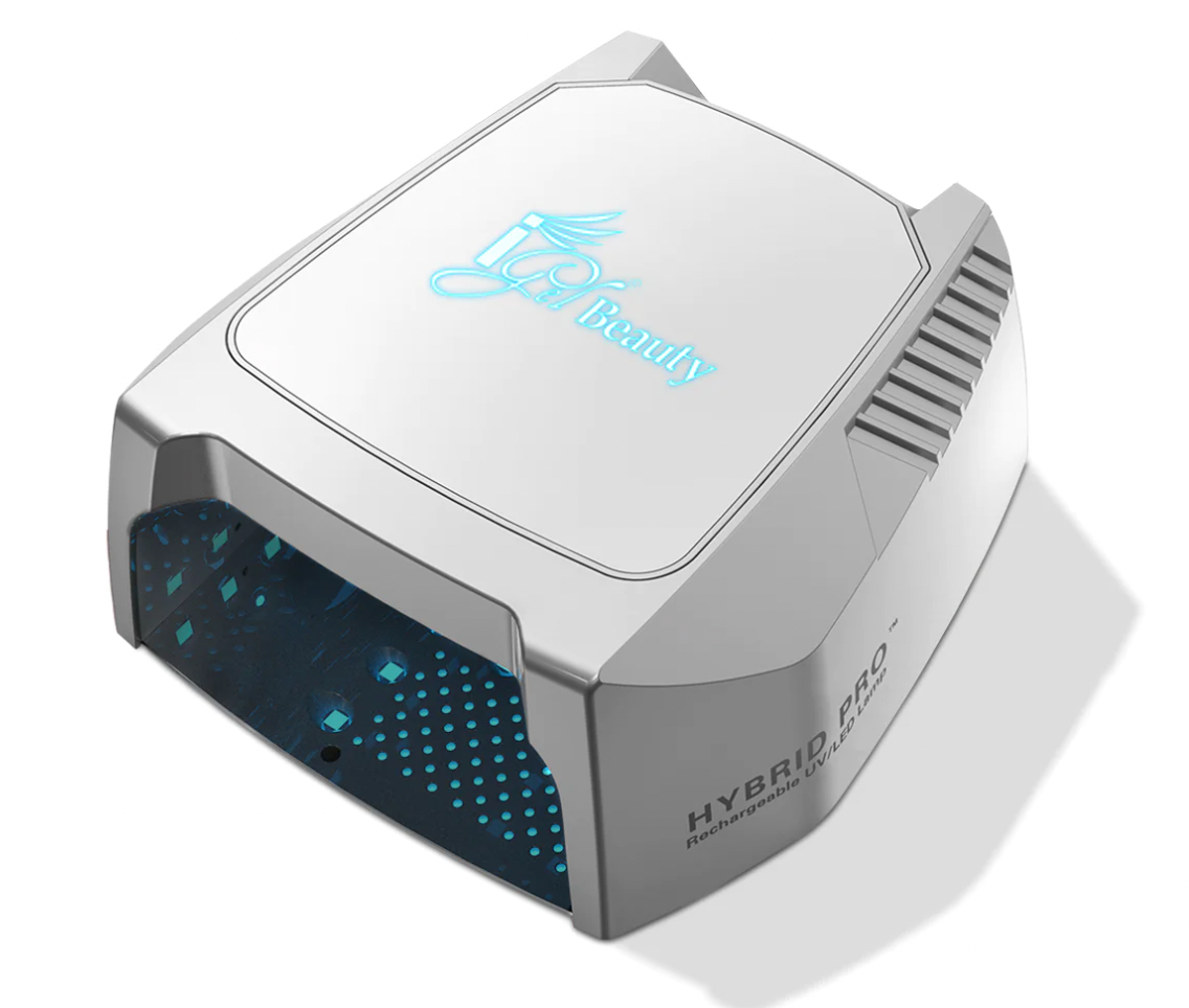 IGEL-HYBRID PRO 2.0 WIRELESS RECHARGEABLE UV/LED LAMP | SILVER