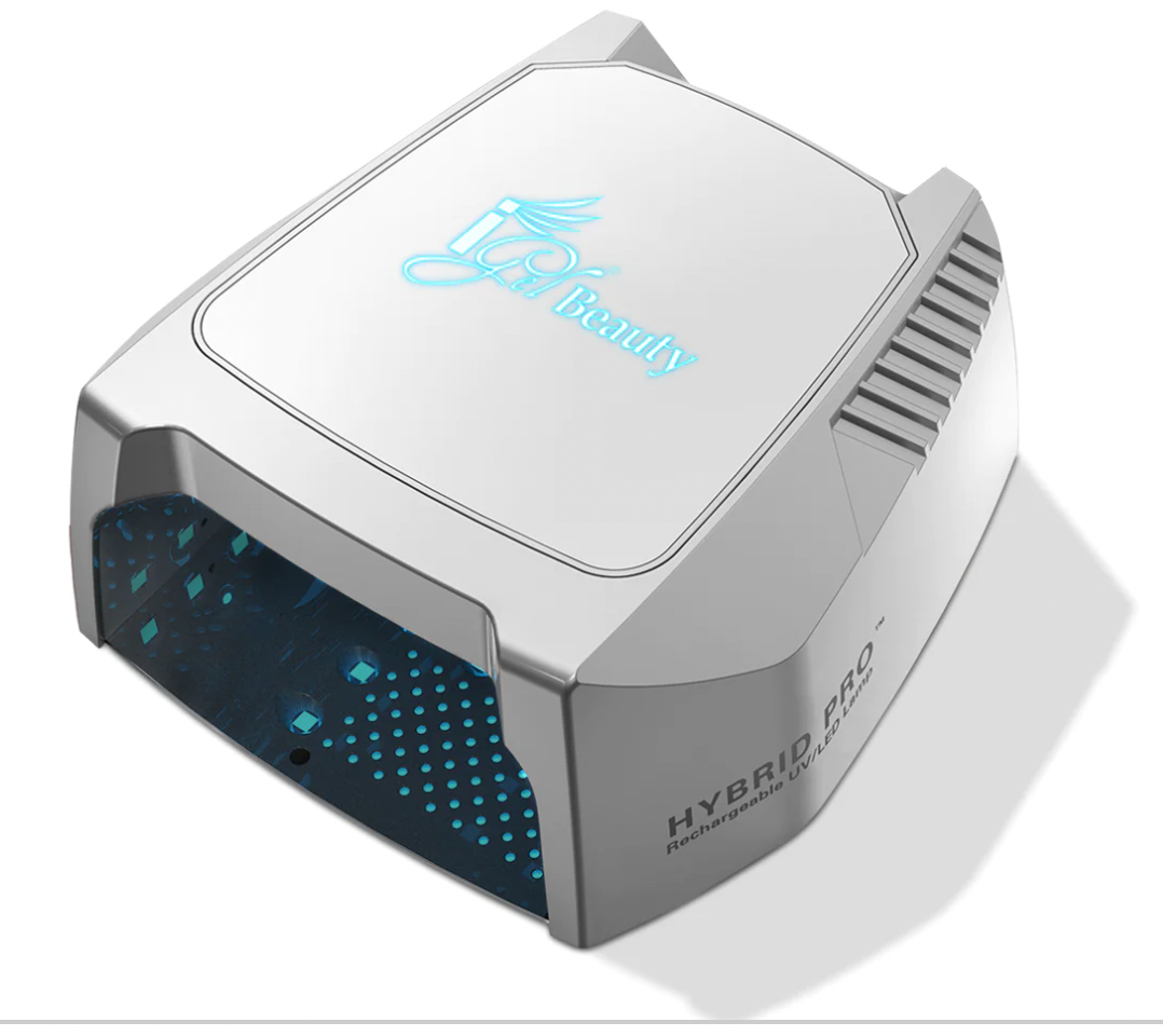 IGEL-HYBRID PRO 2.0 WIRELESS RECHARGEABLE UV/LED LAMP | SILVER