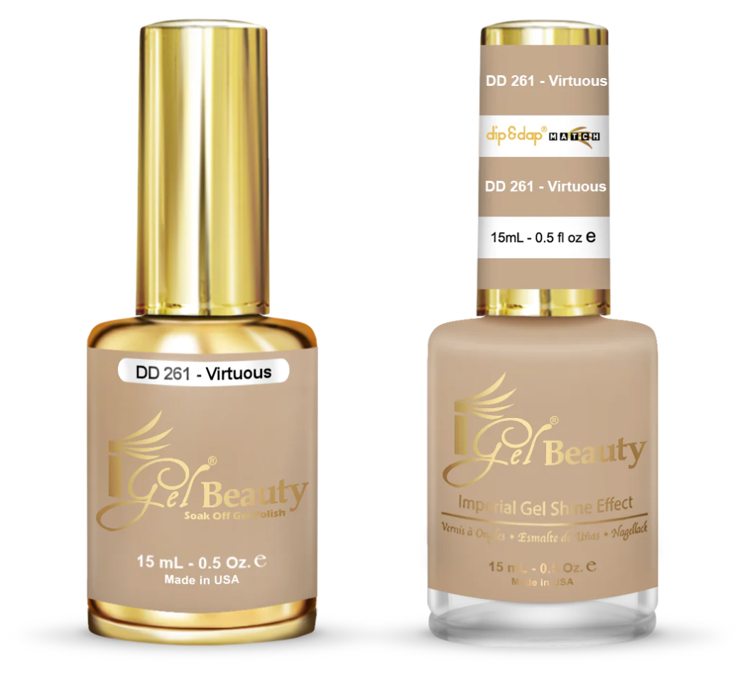 IGEL | GEL & NORMAL POLISH DUO - DD261 VIRTUOUS