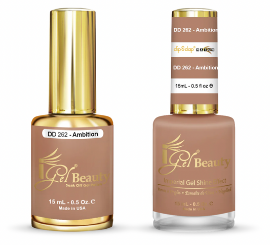 IGEL | GEL & NORMAL POLISH DUO - DD262 AMBITION